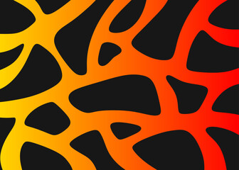 Abstract background with gradient color wavy line pattern