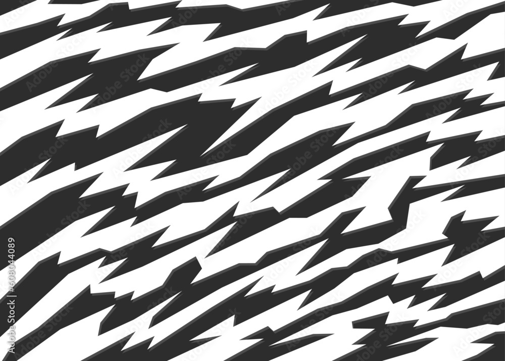 Poster abstract background with rough and jagged lines pattern