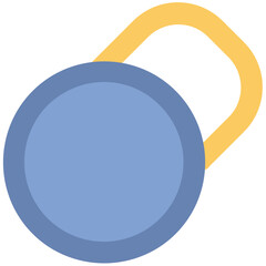 An icon of keylock is denoting the concept of protection 