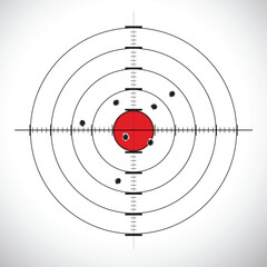 illustration of target board