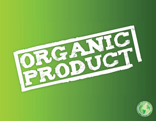 Fototapeta premium Organic Product sign in vector format