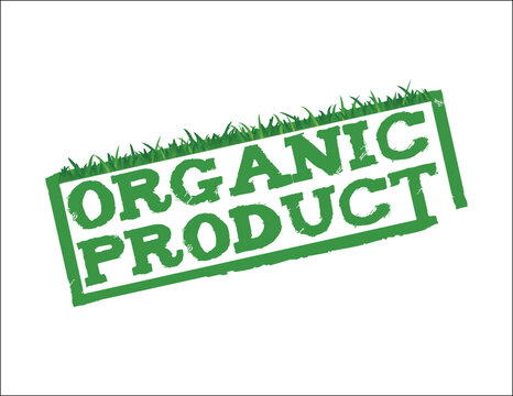 Organic Product sign in vector format