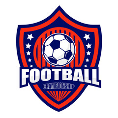 Modern football logol.It's for winner concept