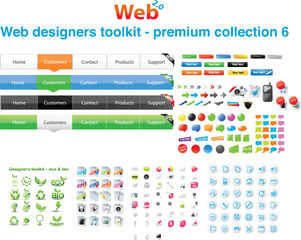 Web Designers toolkit series - Large collection of web graphics