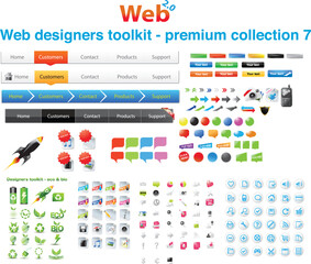Web Designers toolkit series - Large collection of web graphics