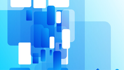 Obraz premium Abstract blue background with blue and white gradient vector illustration