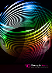 Abstract vector eps10 glowing background. For your design.