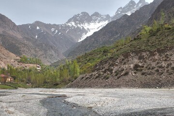 The Fann Mountains  in western region of Tajikistan - 608053013
