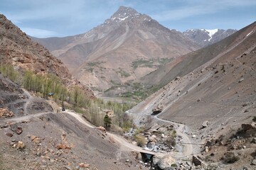 The Fann Mountains  in western region of Tajikistan - 608053088