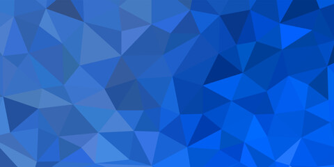 Obraz premium abstract blue geometric background with triangles design
