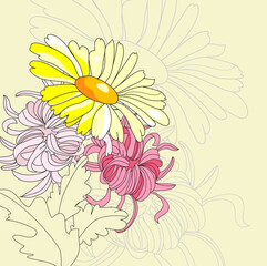 Template for decorative card