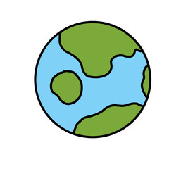 green planet earth
