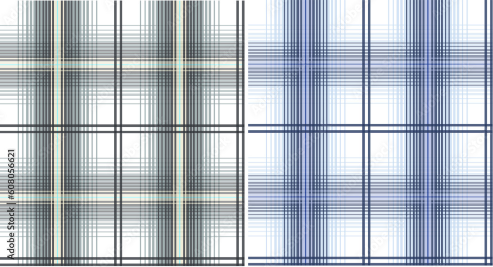 Poster check plaid repeated pattern design