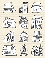 cute house draw