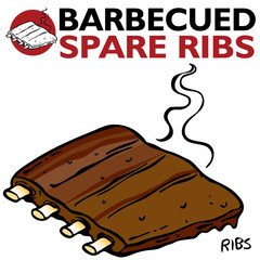 An image of Barbecued Spare Ribs.