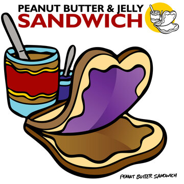 An image of a Peanut Butter Jelly Sandwich.