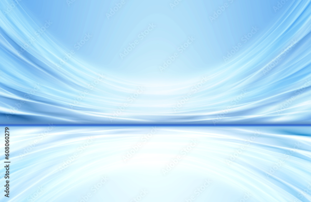 Poster blue curved lines abstract futuristic textured background. abstract blue background with some smooth