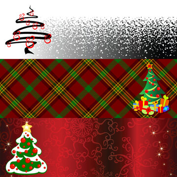 banner christmas, this illustration may be useful as designer work