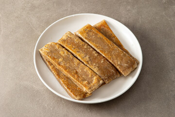 Buckwheat crepes on a plate