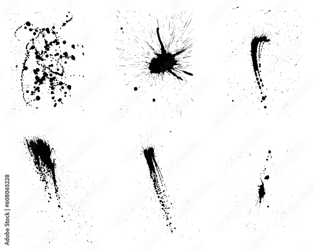 Aufkleber abstract grunge vector background set for design use.