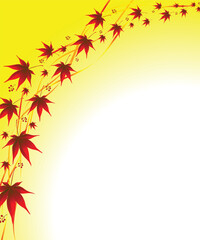 autumn background from a leaves