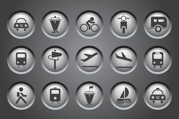 Transportation and Vehicle icons