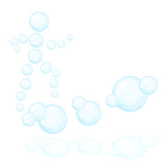 Bubble people. Isolated white background. Eps10. Illustration for your design.