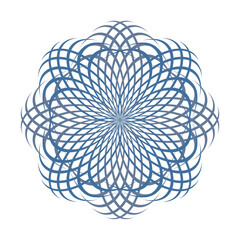 Illustration abstract pattern with optical effect - vector