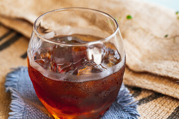 冷えたアイスコーヒー