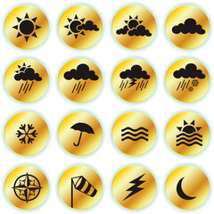 vector collection of weather icons