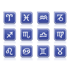 vector set of zodiac symbols