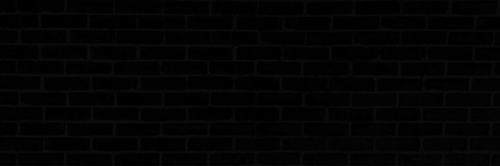 Shaded brick wall texture closeup background. Panorama view image