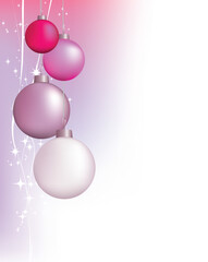 Naklejka na ściany i meble pink christmas background design