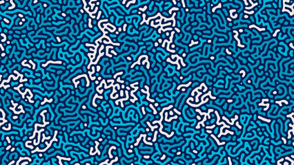 Abstract organic background, natural maze labyrinth, reaction diffusion pattern. Seamless vector pattern. Abstract natural background. Organic texture