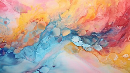 These fluid patterns are shaped by currents of transparent colors, writhing metallic swirls, and frothy color sprays. Alcohol ink method for a natural luxury abstract painting. GENERATE AI