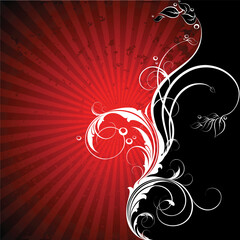 floral frame, this illustration may be useful as designer work