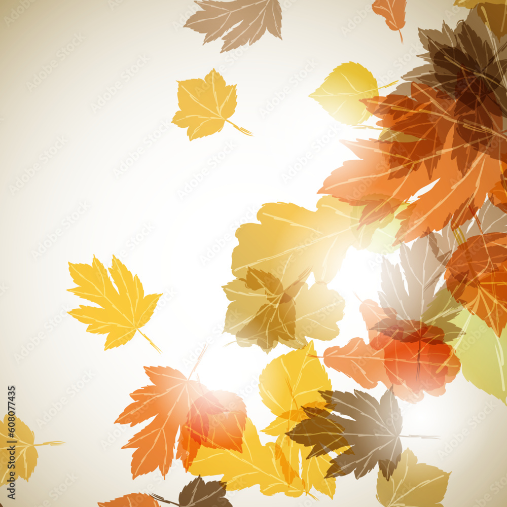 Wall mural autumn background