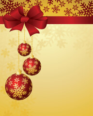Fototapeta na wymiar Vector Christmas & New-Year's greeting card