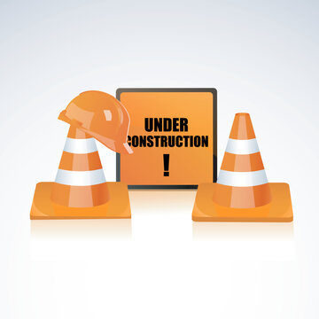 illustration of under construction element