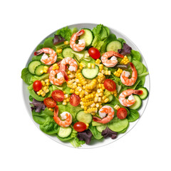 salad with vegetables created with Generative AI