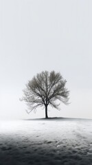 tree standing alone on misty day with white background.

Made with the highest quality generative AI tools