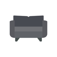 sofa icon flat style vector