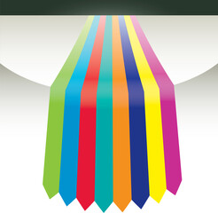 Obraz premium Arrows background vector abstract