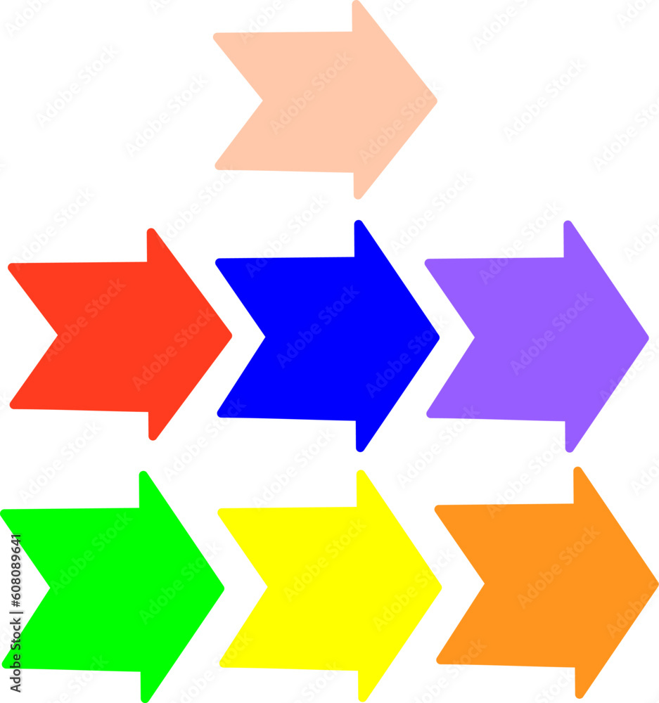 Poster timeline infographic template with arrows, flowchart, workflow or process infographic. replaceable v