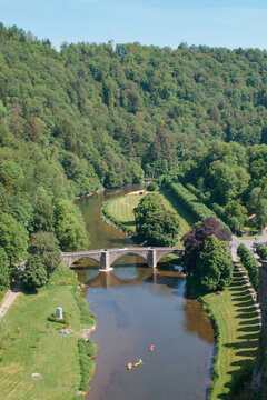 Beautiful view of Bouillon, Belgium