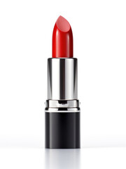 Obraz premium Red lipstick isolated on white background