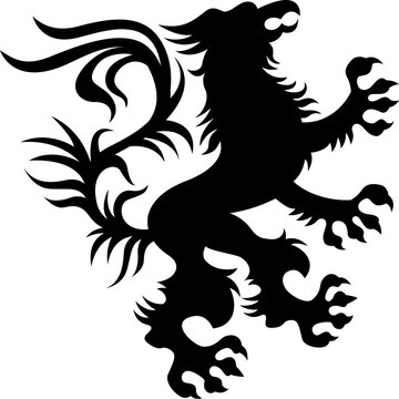 heraldic classic griffin design