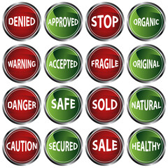 An image of attention icons.