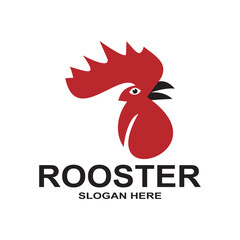 Rooster head logo vector icon symbol illustration design