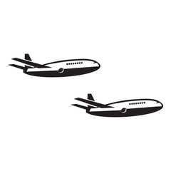 airplane icon set,symbol vector illustration